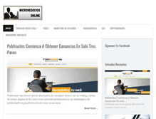 Tablet Screenshot of micronegociosonline.com